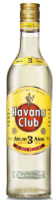 Havana Club 3 Aos Rum 40% Vol.